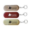 Wood USB Drive w/ Keychain - 1 GB